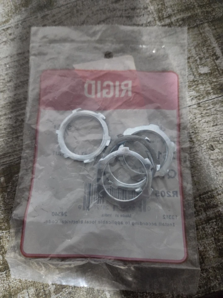 5 упаковок Halex 3/4 дюйма Гайки замка жесткого короба - Изображение 3 из 3