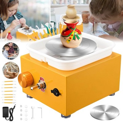 Elektrisch Töpfermaschine Mini Töpferscheibe 24W Electric Pottery Wheel Kreativ