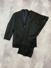 Vintage Thierry Mugler 2 Piece Wool Suit Tuxedo Size 54R