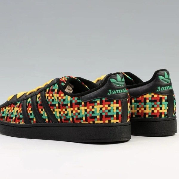 Adidas Superstar II x Bob Marley Jamaica IH9785 para hombre, tallas 5-13, raros 2