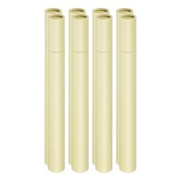 8Er-Set 9,06 X 0,83 Zoll Karton-Rohre FüR RäUcherstäBchen Mit Deckel, Beige