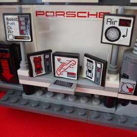 LEGO SPEED CHAMPIONS Porsche 919 Hybrid and 917K Pit Lane 75876 Used W/Manual