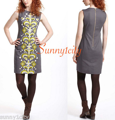 anthropologie shift dress