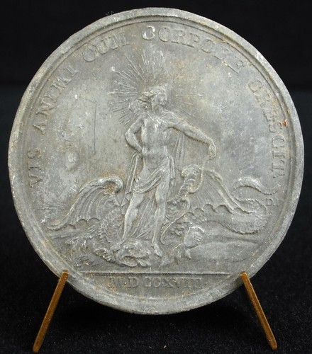 Medal Apollo Huge Home Monster Python Louis XV Af Of Livewell 1718 Medal