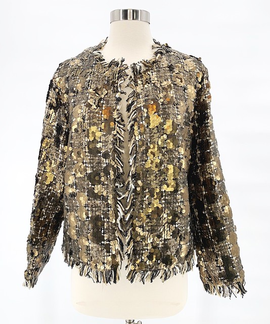 dolce cabo sequin blazer