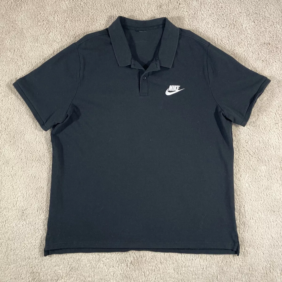Nike Sportswear Men s CE Matchup Black Cotton Polo Shirt CN 8764 010 Sz 2XL
