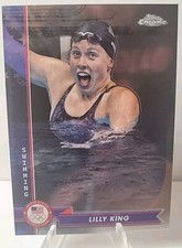 2024 Topps Chrome Olympic Hopefuls #18 - Lilly King USA Swimming 