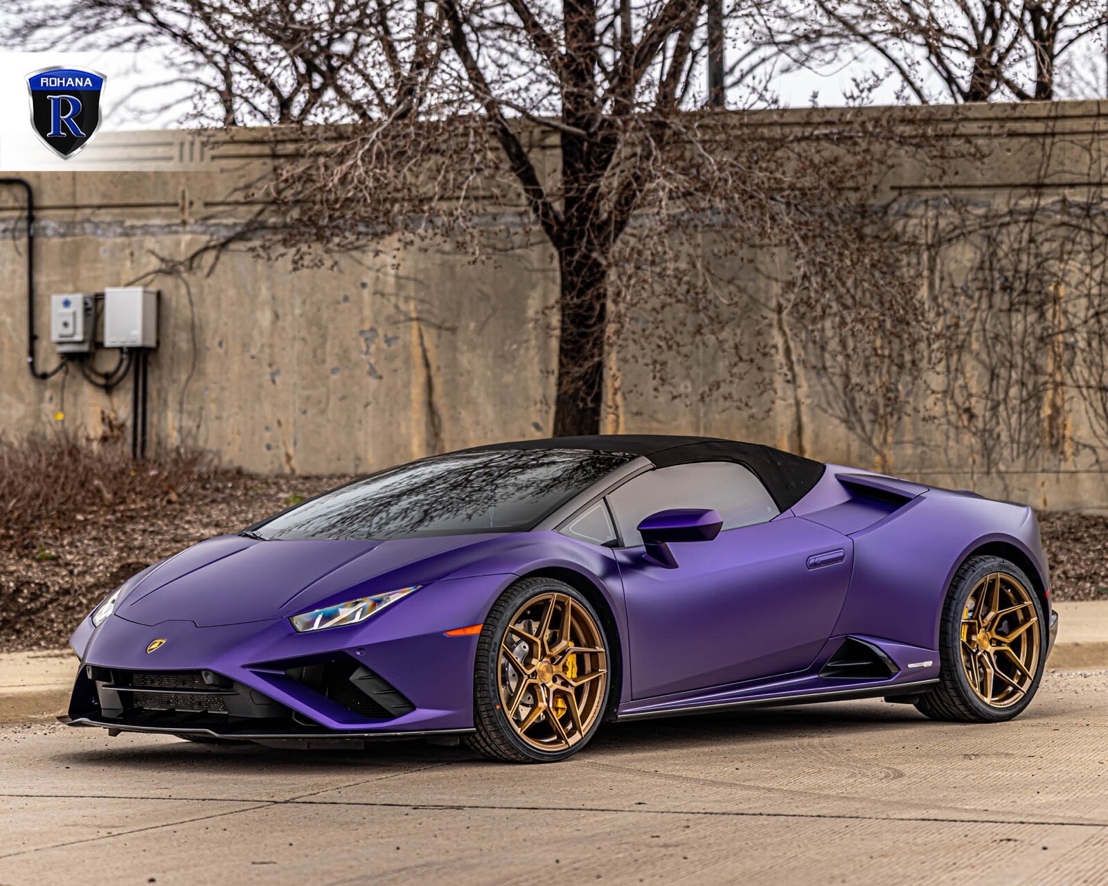 20” ROHANA RFX11 BRUSHED BRONZE CONCAVE WHEELS RIMS FOR LAMBORGHINI HURACAN