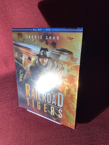 RAILROAD TIGERS Blu-Ray + DVD 2016 WELL GO USA W/ OOP Slipcover CLEAN - Picture 2 of 9