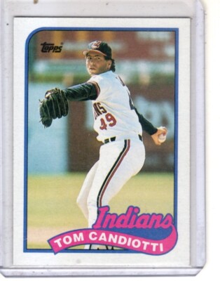 1989 Topps - #599 Tom Candiotti Cleveland Indians baseball card | eBay
