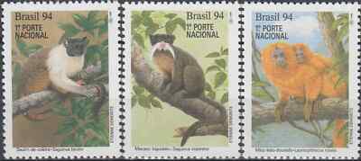 BRAZIL -1994 Monkeys #2474-2476 - VF MNH | eBay