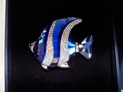 SWAROVSKI COLINA 659350 EXOTIC FISH BROOCH | eBay