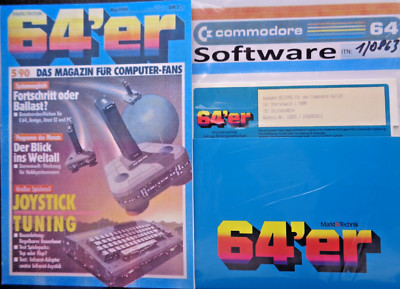 COMMODORE 64/128 -- 64's ISSUE 5/90 COMPANION DISK (MARKET & TECH - DISK)