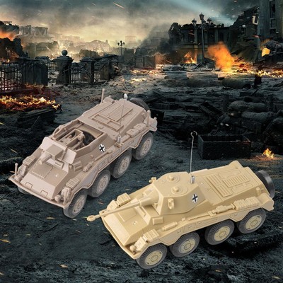 2 Stk 4D Modell 1:72 Gepanzerte Aufklärungsfahrzeug Pädagogisches Spielzeug