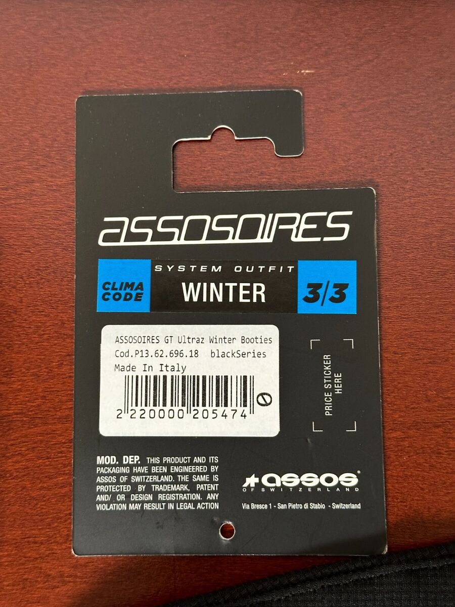 Assos Assosoires GT Ultraz Winter Booties | eBay Assos Assosoires GT Ultraz Winter Booties | eBay