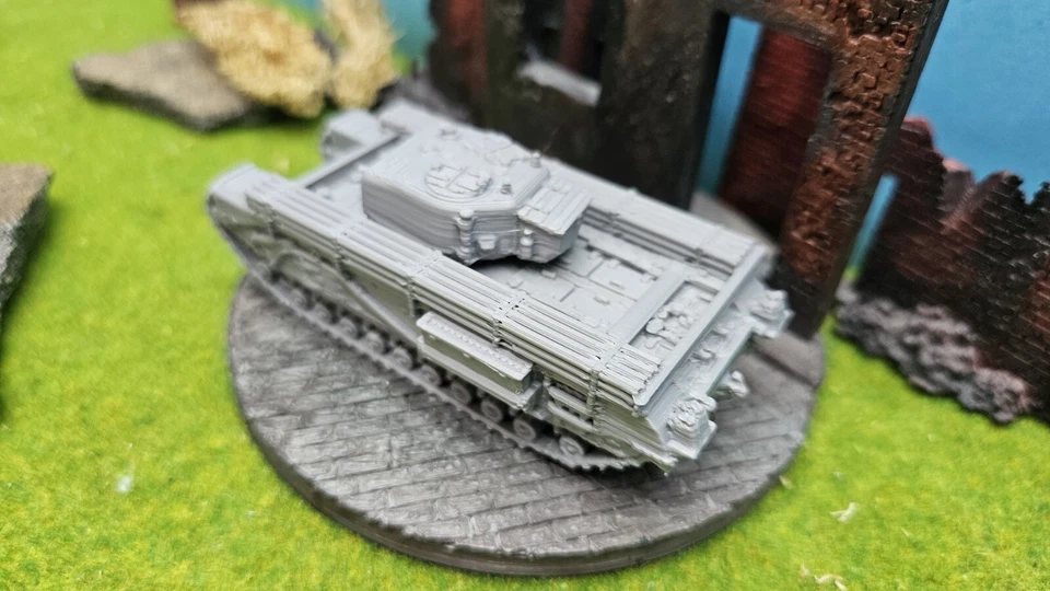 Churchill Mk. IV Con Serpente Lanciatore GB WW2 Kit Modellismo Panzer 1:87 1: - Immagine 4 di 4