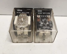 LOT OF 2 GUARANTEED! A-A ELECTRIC 10A 240V 24V COIL RELAYS AAE-D204