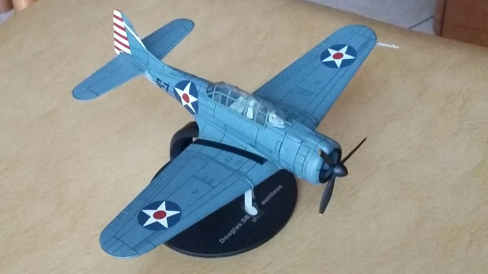 Die cast 1/72 Modellino Aereo Aircraft Douglas SBD-3 Dauntless USA - Immagine 2 di 2