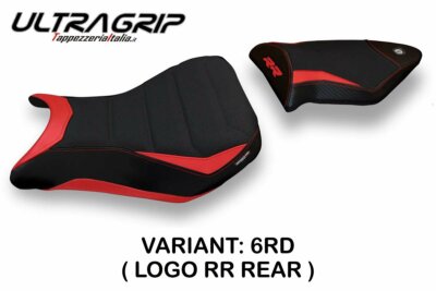 Bmw S 1000 Rr 2012-2014 Tappezzeria Italia Seat Cover Red Anti Slip Design 212