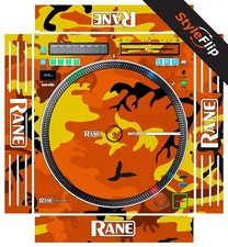 Rane TWELVE MKII Skin Orange Camo Protective Decal StyleFlip Skins