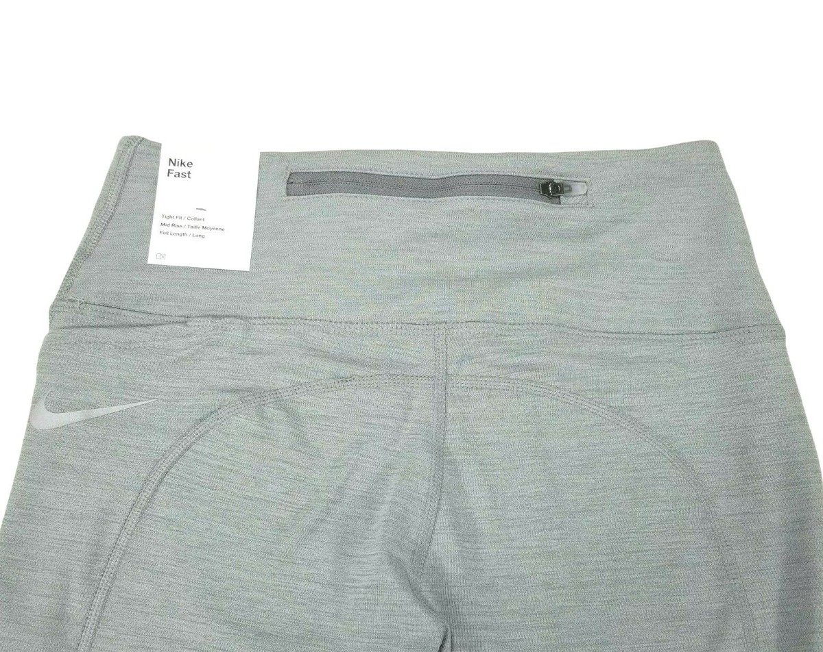 NIG QUICK PACK 9【LIGHT GRAY】 Nike Epic Fast Womens Running Tights Mid-Rise Full Length
