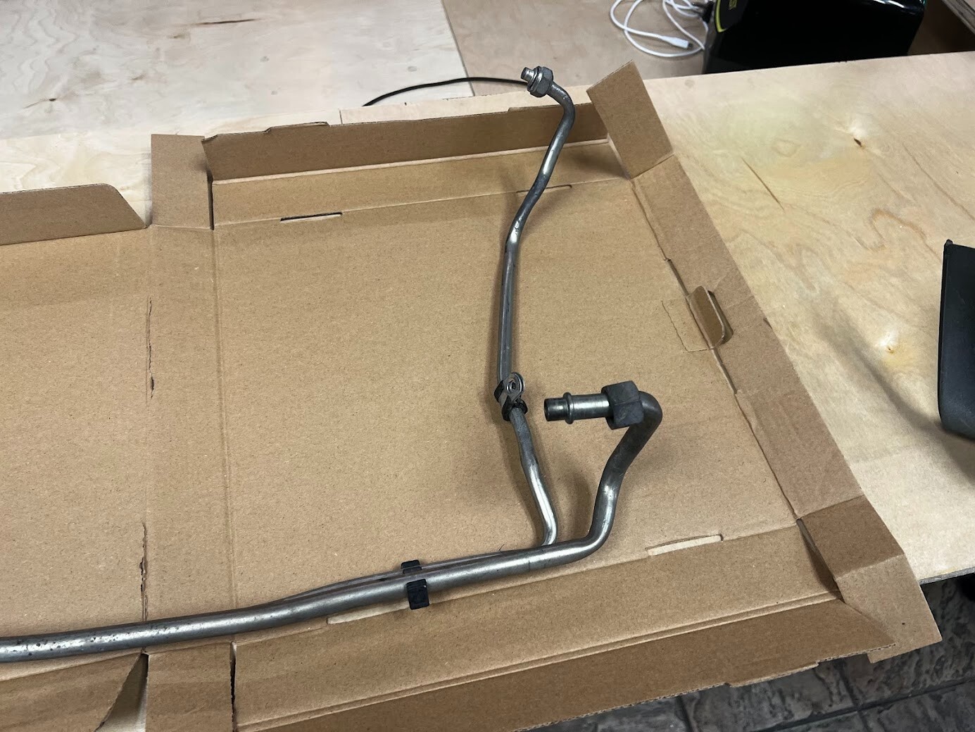 FERRARI F430 AC AIR CONDITIONING CONDENSER (2) FRONT HOSES TUBES LINES OEM