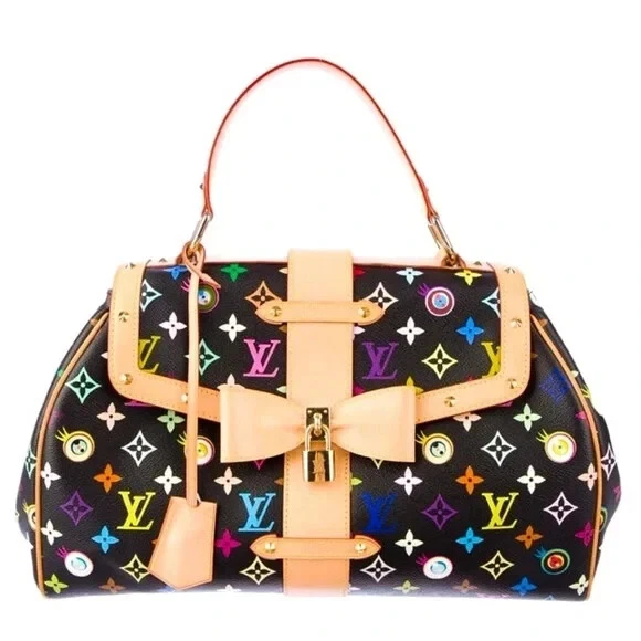 Louis Vuitton - Authenticated Eye Love You Handbag - Cloth Multicolour for Women, Very Good Condition