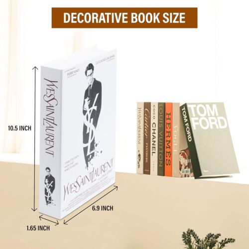 7 Pieces Fashion Decorative Books - Premium Aesthetic Faux Books for Room Dec... - Picture 5 of 6