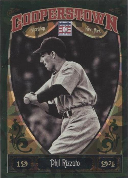 2013 Panini Cooperstown Collection - Phil Rizzuto #59 Green Crystal ...