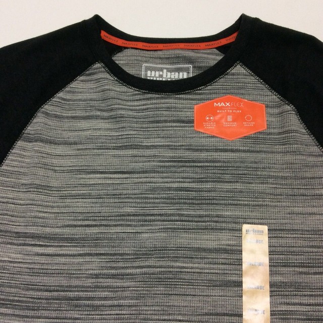 Urban Pipeline Mens Thermal Crewneck Shirt Size XXL 2xl Gray for sale