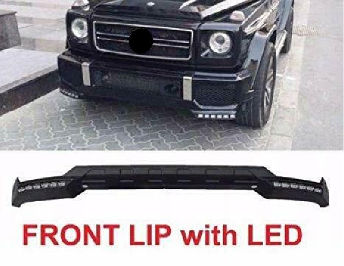 G63 Lower LED Lip Brabus Style G-Wagon G500 G55 G550 G65 New set Body Parts