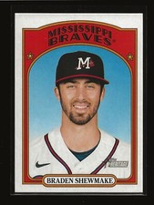 BRADEN SHEWMAKE 2021 Topps Heritage Minor League Base Card Braves (#108)