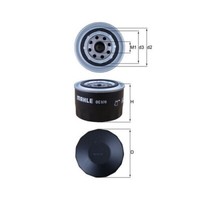ÖLfilter Knecht OC 570 FüR Fiat Iveco