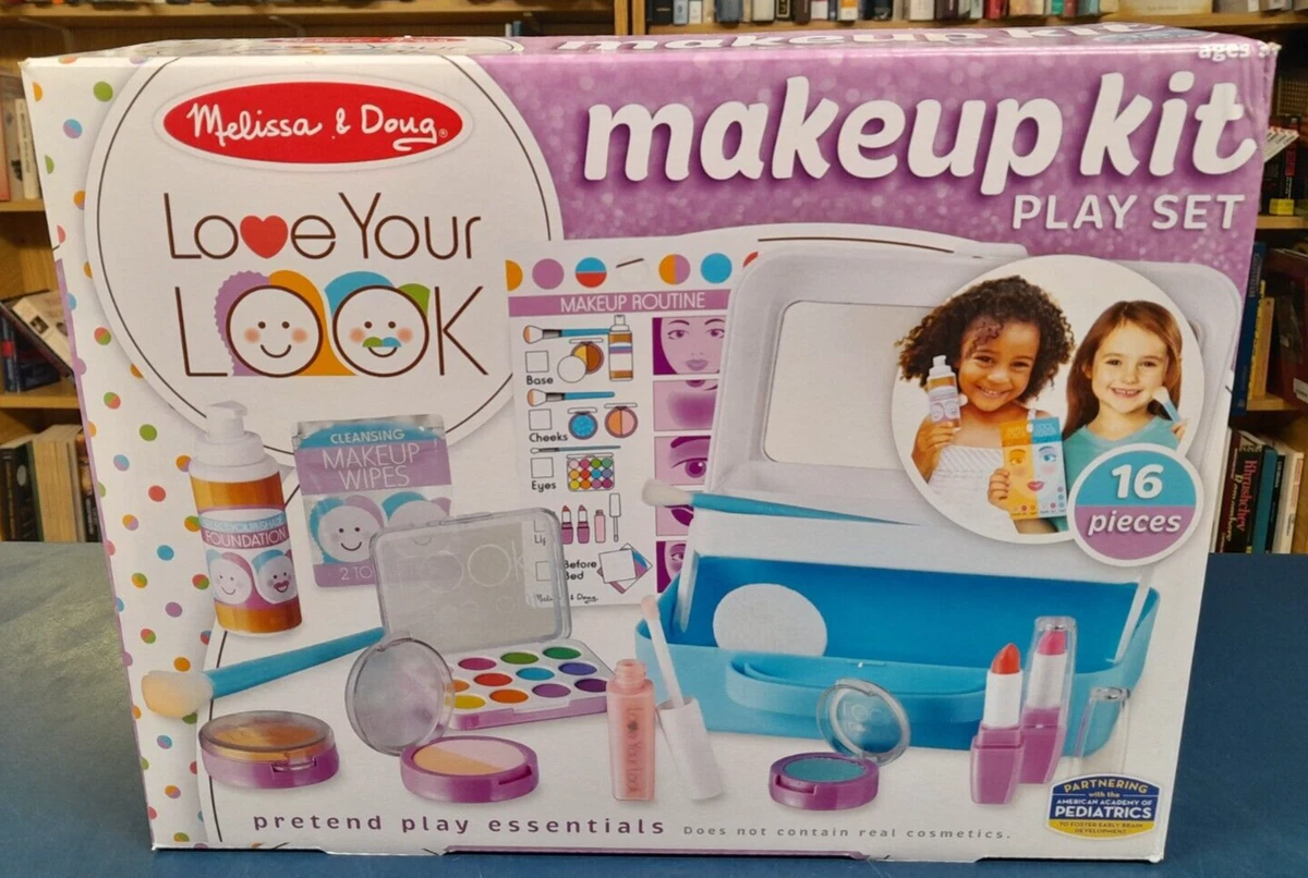 Melissa & Doug Love Your Look Makeup Kit Play Set 16 Pieces Ages 3+