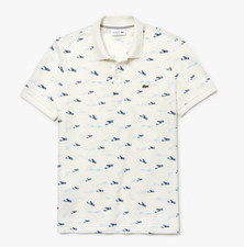 Lacoste Size 3XL 135 Men's Printed Pique Slim Fit Polo VOCATION Edition RARE
