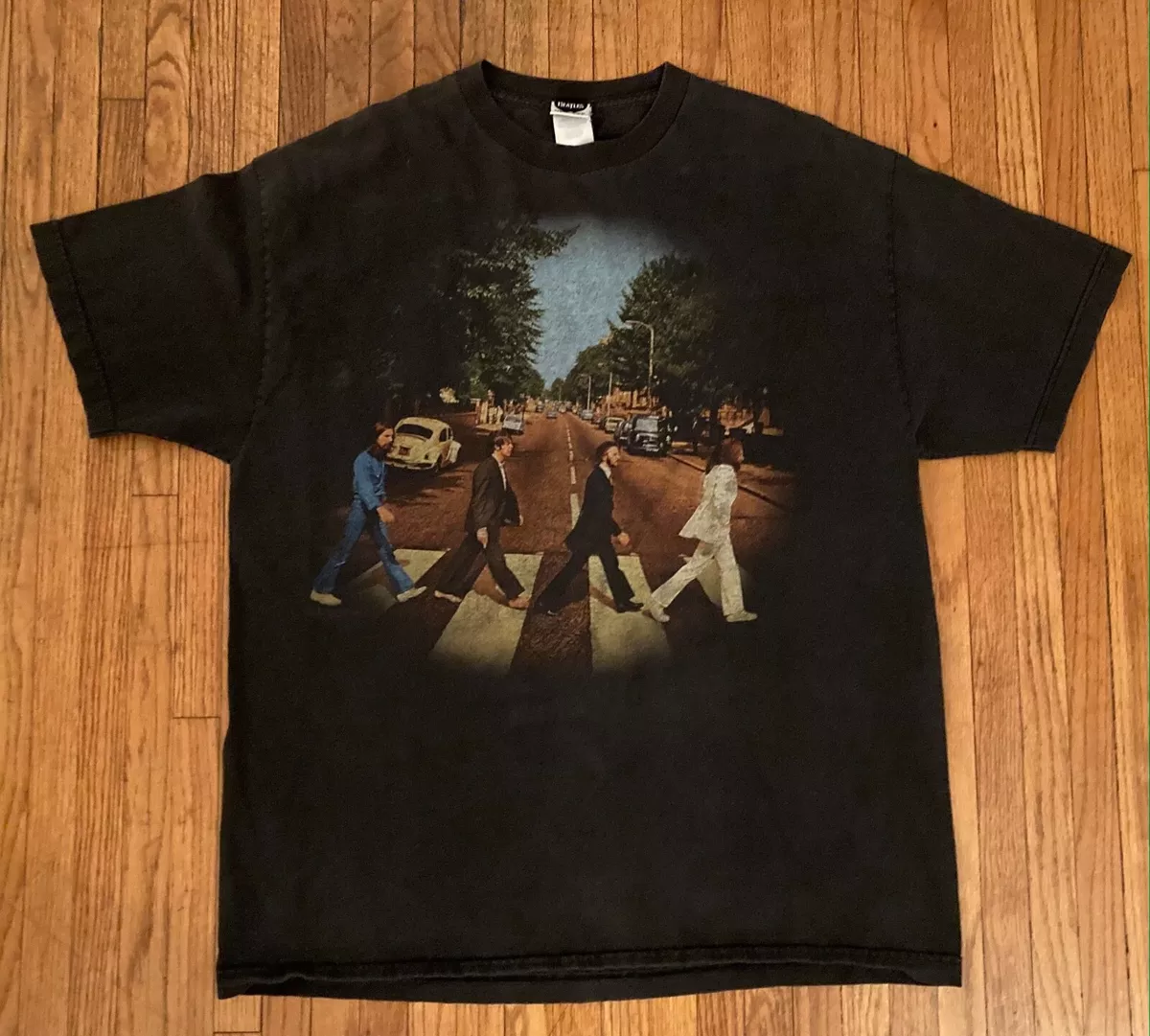 vintage 2005 THE BEATLES Abbey Road apple T-SHIRT XL