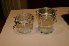 Le Parfait Super Canning Jar France .50 L and Canning Jar/white seal