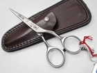 DOVO SOLINGEN Hair Scissors 5" SENSO CUT Offset Bordeaux Case Prof Inox, Stainless!