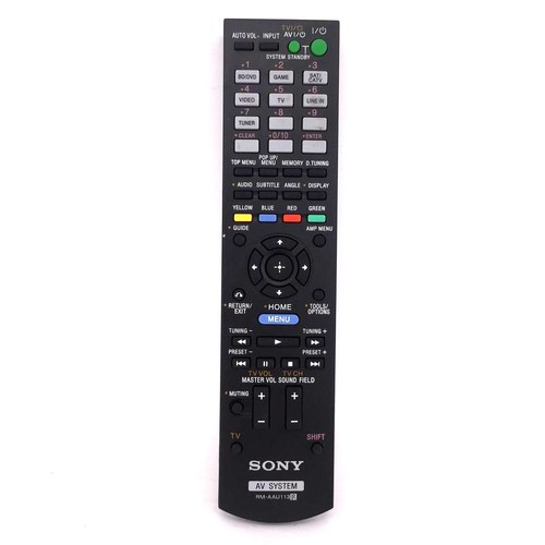 New For Sony RM-AAU113 Audio/Video Receiver Remote Control HT-CT550 HT ...