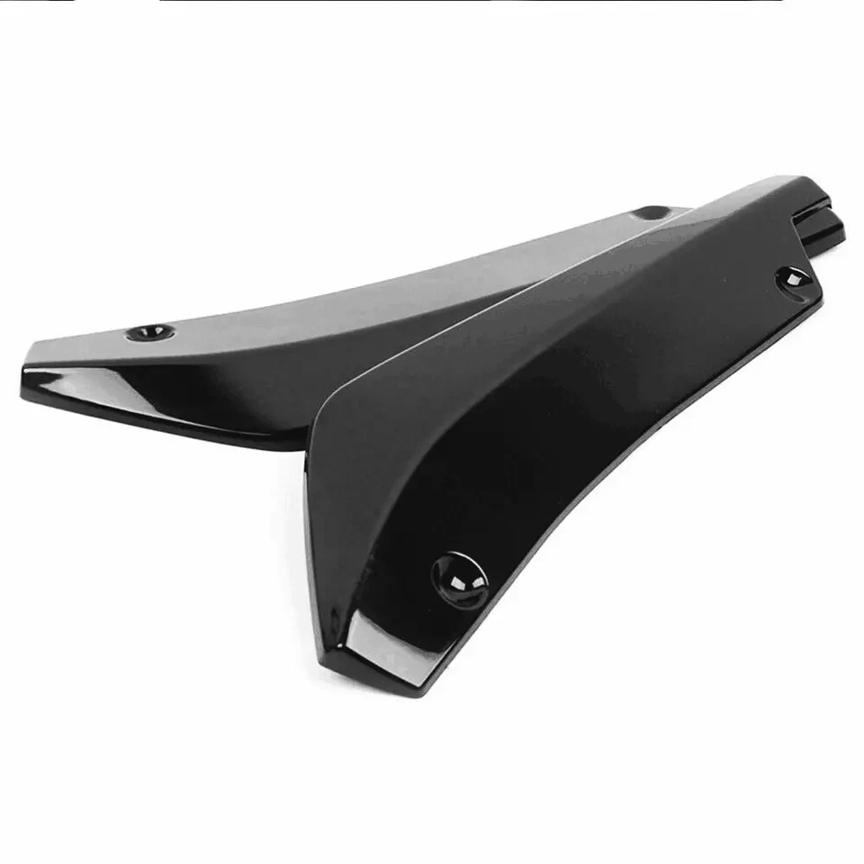 For Nissan Altima Maxima Glossy Black Rear Side Bumper Diffuser Splitter Canards Foto 4 de 4
