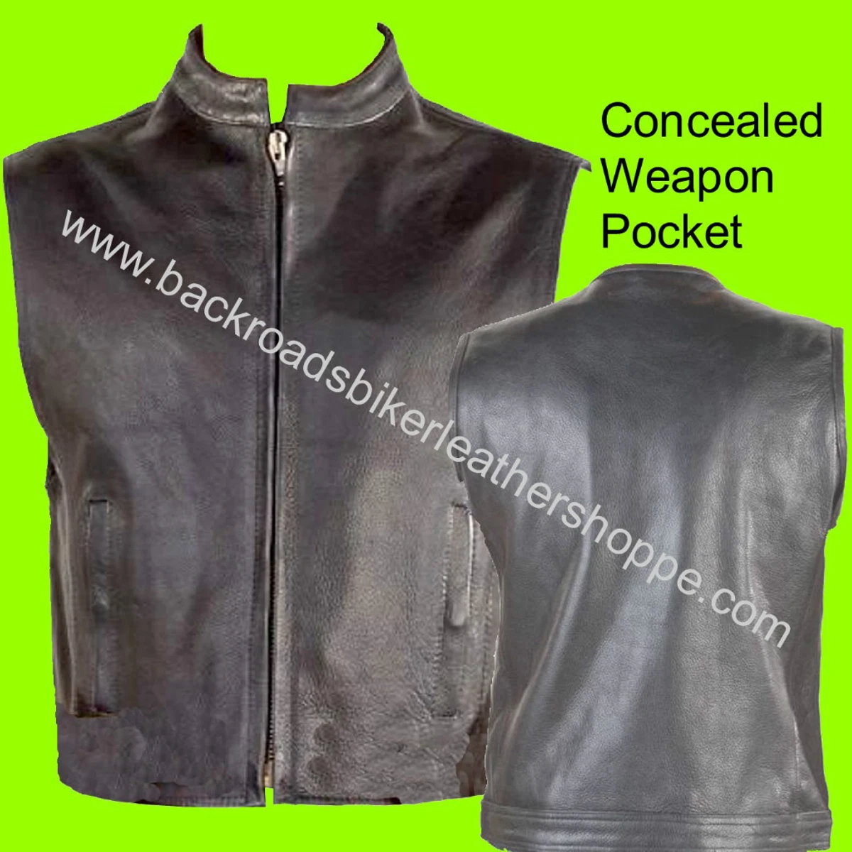 Outlaw outlet leather vest