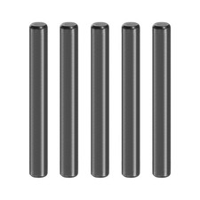 5Pcs 6mm x 50mm Dowel Pins, 304 Stainless Steel Shelf Support Pegs, Black
