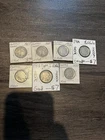 Lot of Buffalo Nickels Vtg U.S. Coins 1913 1920 1914 1927 1918