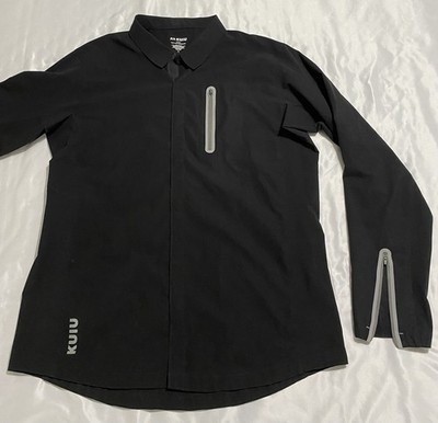 KUIU Shirt Mens XL Long Sleeve Tiburon Snap Button Up Stretch Toray Fabric