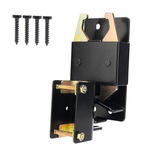 2 Way Lockable Gate Latch, Black Anti-Sag Farm Gate Latch, Two-Way Livestock