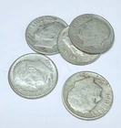 ROOSEVELT SILVER DIMES LOT OF 5 - 90% SILVER FREE SHIPPING #8540