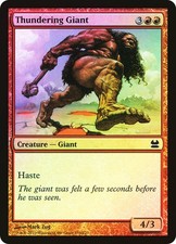 MTG FOIL Thundering Giant - Modern Masters #136