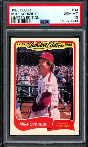 1985 Mike Schmidt #33