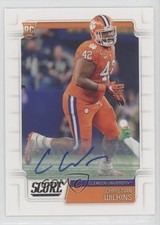 2019 Score Rookies Signatures Christian Wilkins #396 Auto ft8