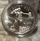 2019 ZOMBUCKS ~ CURRENCY OF THE APOCALYPSE ~ 1-OZ. .999 SILVER ROUND "The Saint"